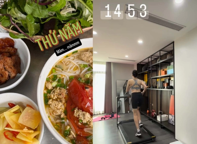 Từ nhiều năm nay, Mai Ngọc đã có thói quen vận động hàng ngày kết hợp ăn uống điều độ, lành mạnh.